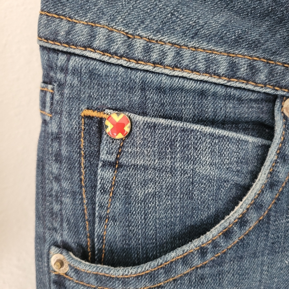 Hudson Flare Low Rise Heritage Jeans, Sz 27x33.5 - Picture 3 of 9
